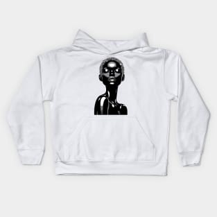 Black Woman Afrocentric Kids Hoodie